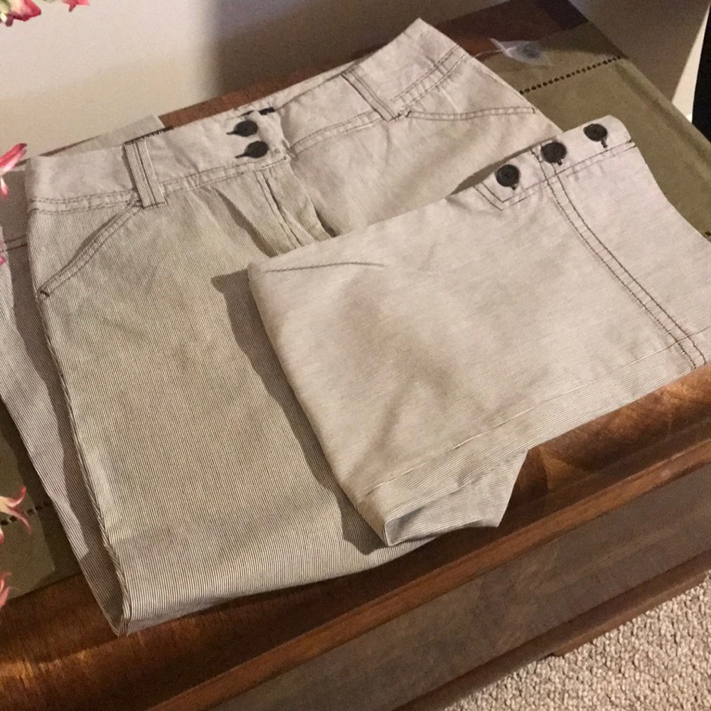 Charter Club Classic Fit Button-Cuff Cropped Pants